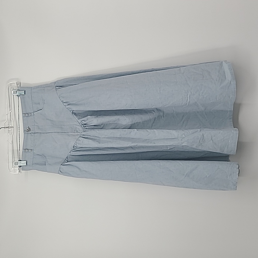 Vintage Venezia Sportswear blue high waisted skirt 1980s